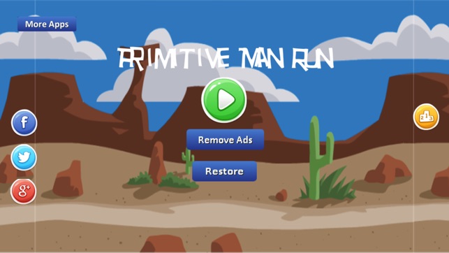 Primitive Man Run - run continuously avo