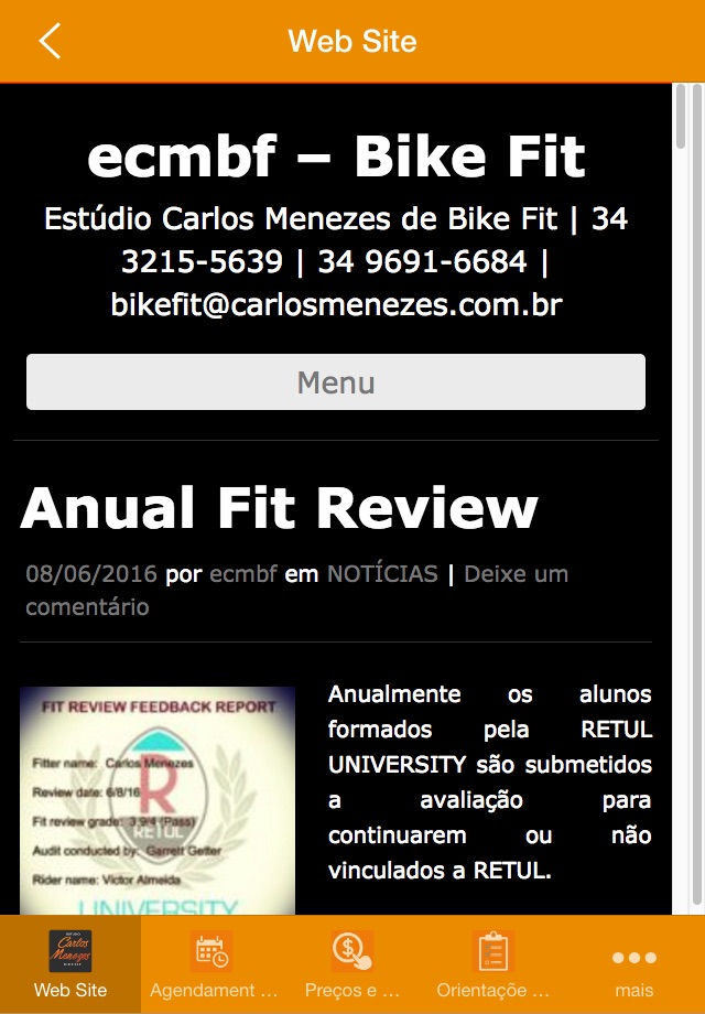 Bike Fit - ecmbf screenshot 2
