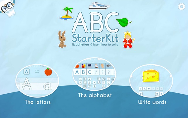 ABC StarterKit English: Read letters & l