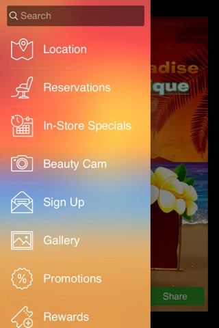 Tropical Paradise Spa and Boutique screenshot 2