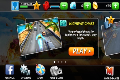 Racing car crazy run screenshot 4