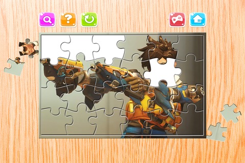 Cartoon Puzzle – Jigsaw Puzzles Box for Overwatch Heroes - Kids Toddler and Preschool Learning Games screenshot 2