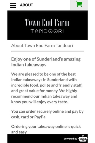 Town End Farm Tandoori Indian Takeaway screenshot 4