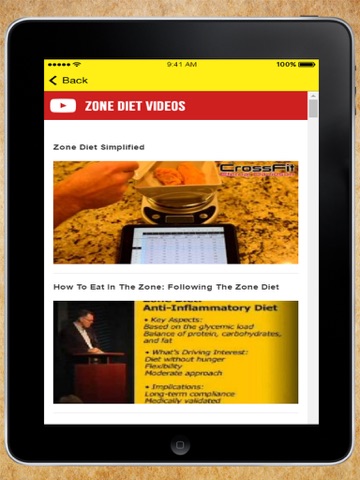 Zone Diet - Enter The Weight Loss Zone Health & Fitness