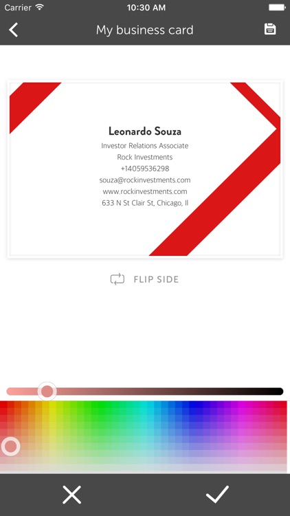 Benbo - Business card creator and scanner screenshot-4