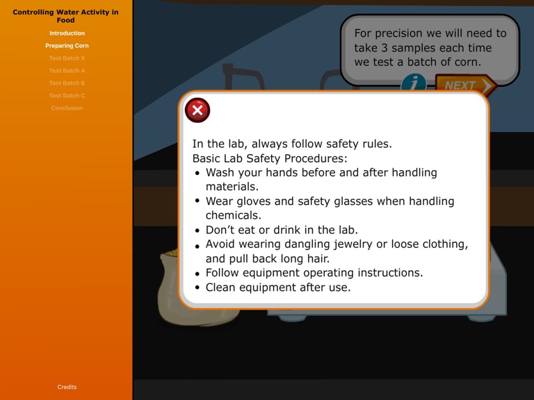 【图】Virtual Labs: Controlling Water Activity in Food(截图2)
