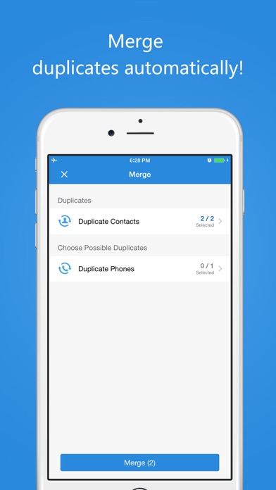 Contacts Cleanup & Merge Free - Delete Duplicate Contacts - Smart Cleaner screenshot