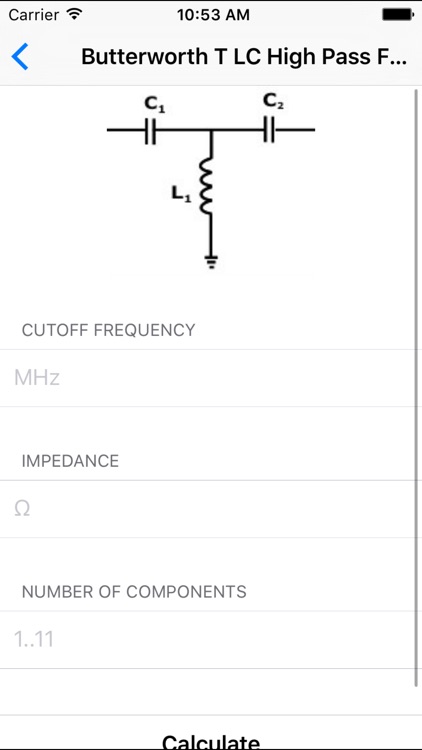 Electronic Filters Calculators - Electrical