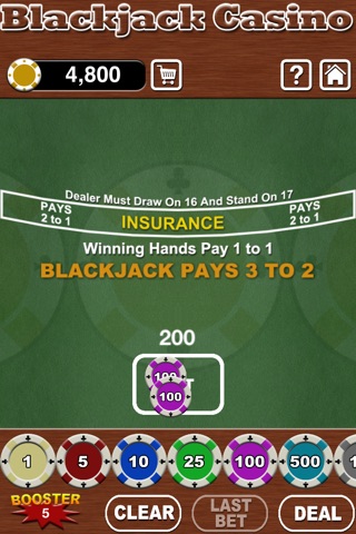 Blackjack Casino screenshot 2