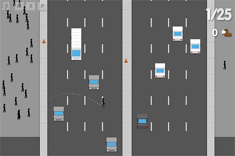 Crossy Road:stickman  － Endless Highway Traffic Survival Arcade Game screenshot 3
