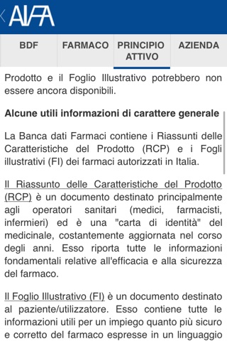 Banca Dati Farmaci screenshot 2