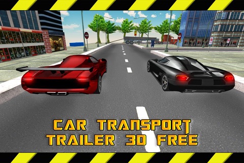 Car Transport Trailer 3D - Heavy Duty Truck Driving & Parking Test Game screenshot 3