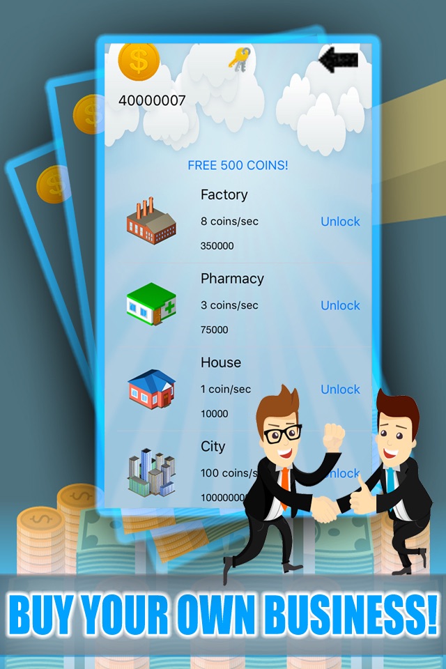 Coin Billionaire - Clicker Road To Your Own Successful Business Free Game screenshot 3