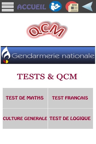 QCM Concours Gendarme Adjoint Volontaire screenshot 2
