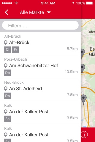 Kölner Wochenmärkte screenshot 2