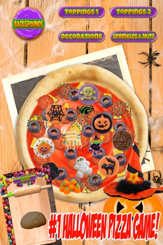 Halloween Candy Pizza Make & Bake - Kids Cooking Dessert Kitchen Boys & Girls Game screenshot 3