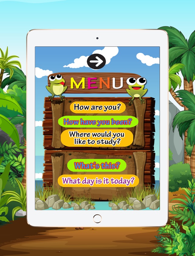 Học tiếng Anh hàng ngày: Đối thoại: Trò chơi giáo dục học tập miễn phí cho trẻ em‪!‬