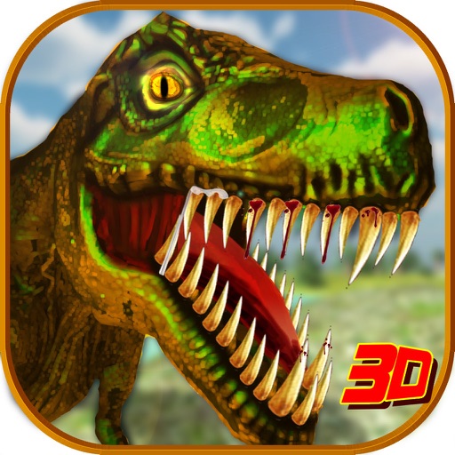 Life of Angry Wild Dinosaur 3D Simulator Icon