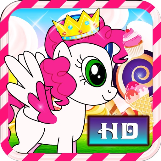 My Candy Land Little Pony Run - Adventure Games Saga HD icon