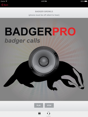 Badger Hunting Calls - With Bluetooth Ad Free screenshot 2