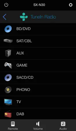 Game screenshot ControlApp for Pioneer SX-N30 apk