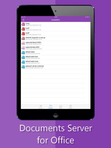 Скриншот из InstaDOCs - Documents Server for Office