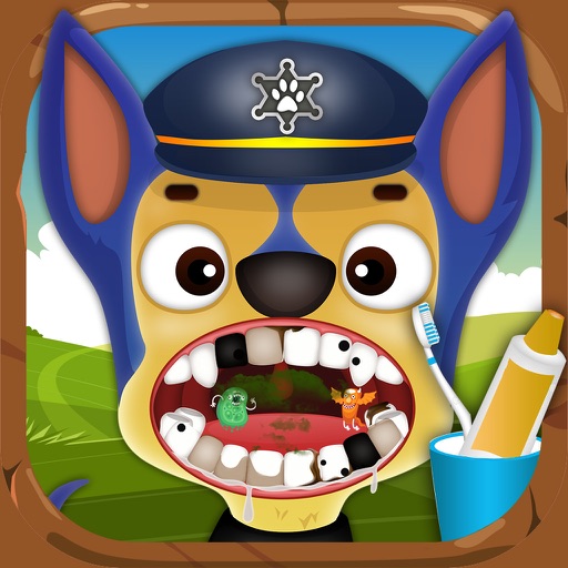 Crazy Little Dog Dentist Mania – Animal Teeth Games for Kids Free icon