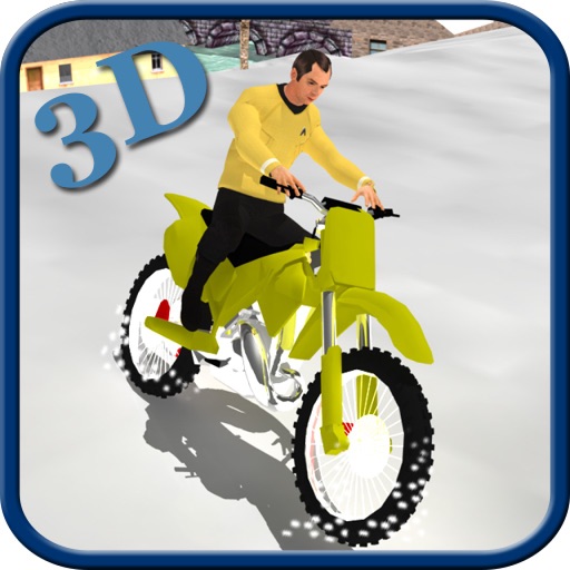 Off Road Sports Bike Adventure Icon