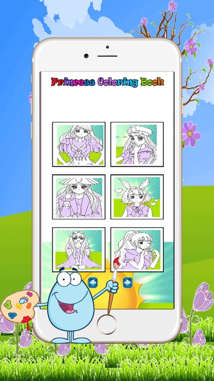 Games Princess Coloring Page : Painting For Kids Free