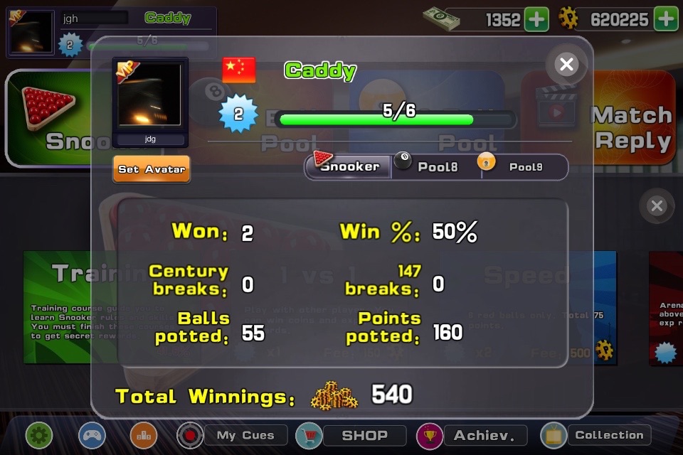 SNOK-World best online multiplayer snooker game! screenshot 4