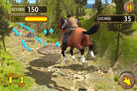 Horse rider simulator wild run screenshot 2
