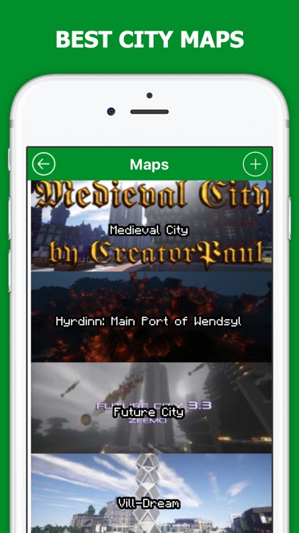 City Maps for Minecraft PC