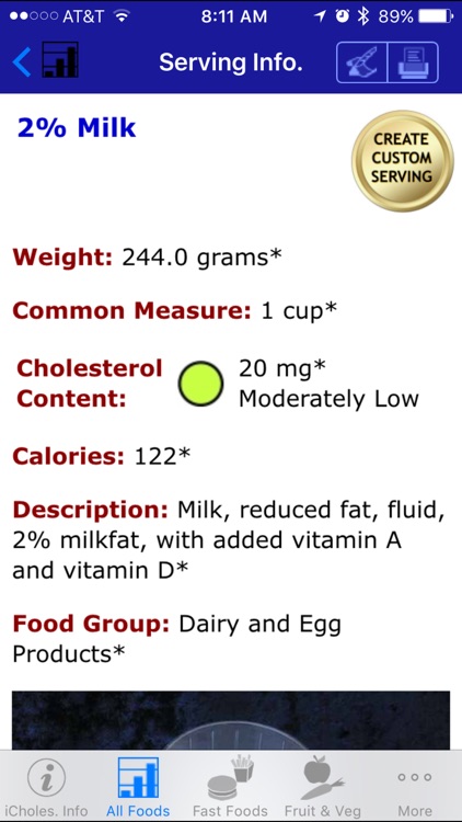 iCholesterol - iNutrient: Dietary Cholesterol screenshot-3