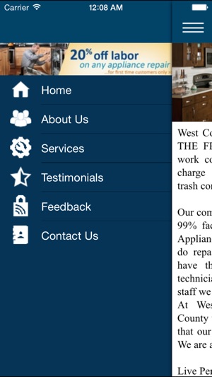 Westcoast Appliance Repair(圖2)-速報App