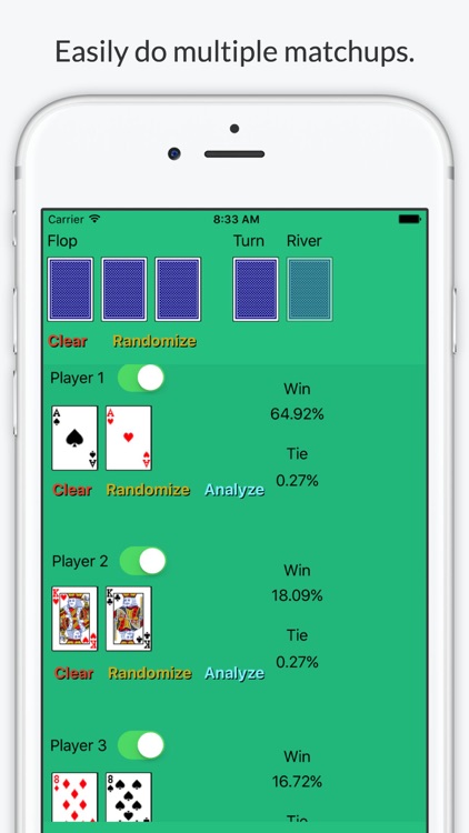 Texas Holdem Poker Odds Calculator - Calculate chances to win screenshot-4