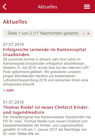 Kantonsspital Graubünden screenshot 4