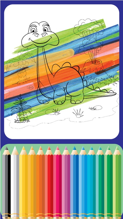 Dinosaurs Village coloring page for boys Fourth Edition