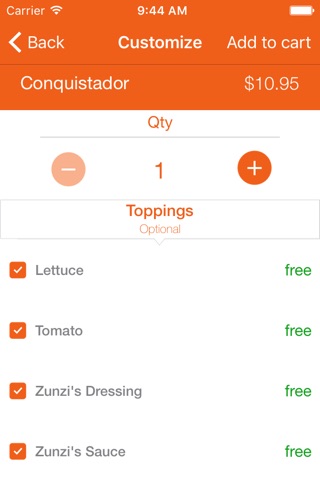 Zunzi's Takeout & Catering screenshot 3