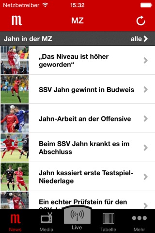 Mittelbayerische Jahn-App screenshot 4