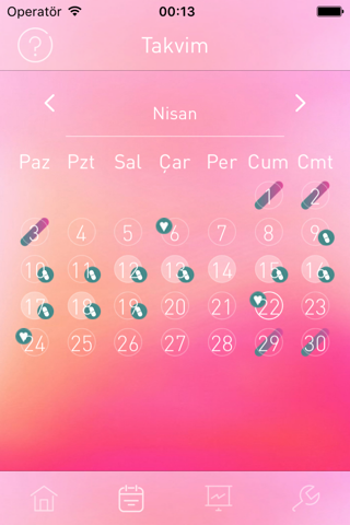 Woman App Pro - Female cycle calendar screenshot 2