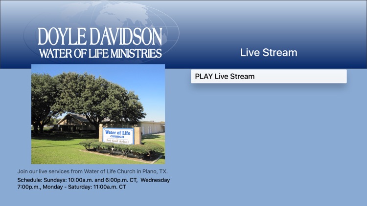 water of life church live stream