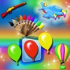 Color Balloons Kids Games Collection