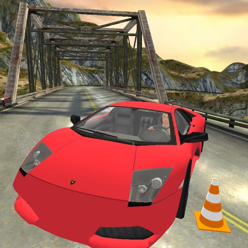 Realistic Hill Car Parking Test : Perfect 3D Driving Simulation Games Icon