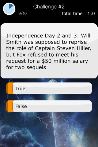 Quiz for the Independence Day Movies - Science Fiction Film Trivia screenshot 2
