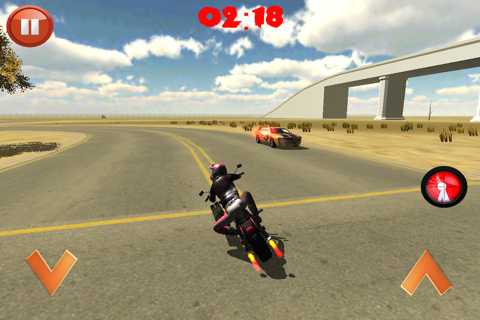 Gunship tanks vs Desert Biker Rider Rescue Police Car Games screenshot 3