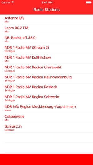 Radio Mecklenburg-Vorpommern FM - Live o