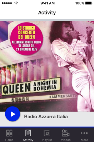 Скриншот из Radio Azzurra Italia