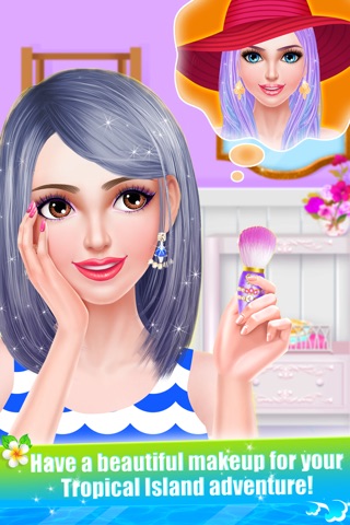 Party Island! Tropial Paradise Beauty Salon+ Makeover and Dress Up Game for FREE screenshot 3