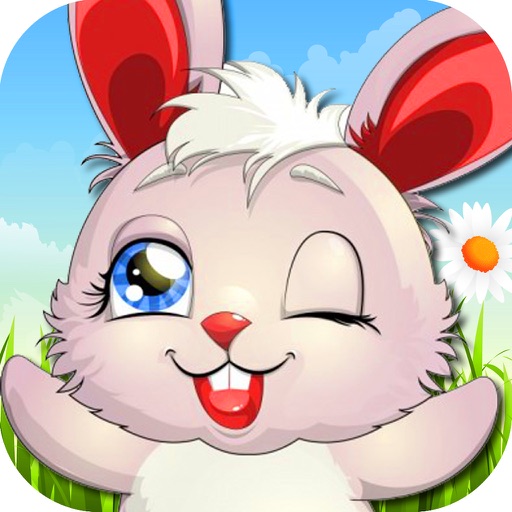 Funny Wild Rabbit in Carrot Stealer Tap Games iOS App