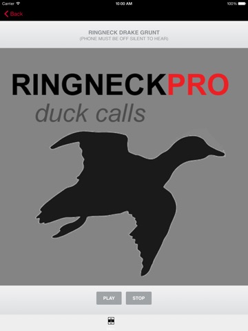 Ringneck Duck Calls -BLUETOOTH Ad Free screenshot 2